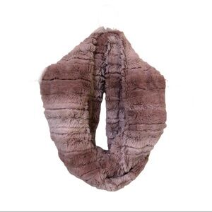 Modena Infinity Pink Fluffy Scarf